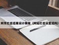 晋中网页栏目结果设计模板（网站栏目设置结构）